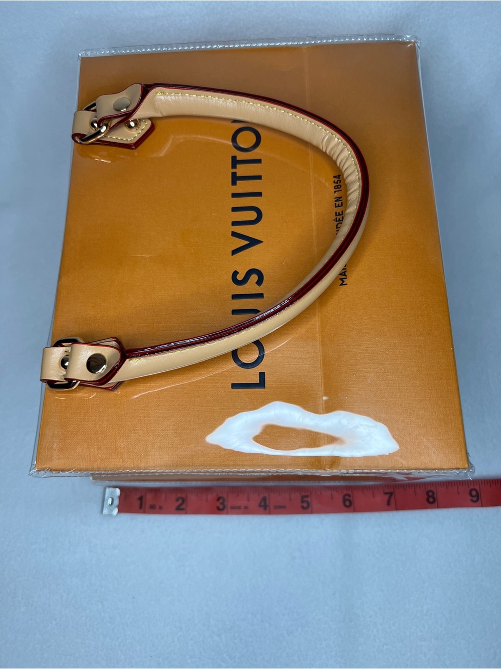 Upcycled Authentic Louis Vuitton shopper bag tote encased in PVC top handles - Picture 9 of 10
